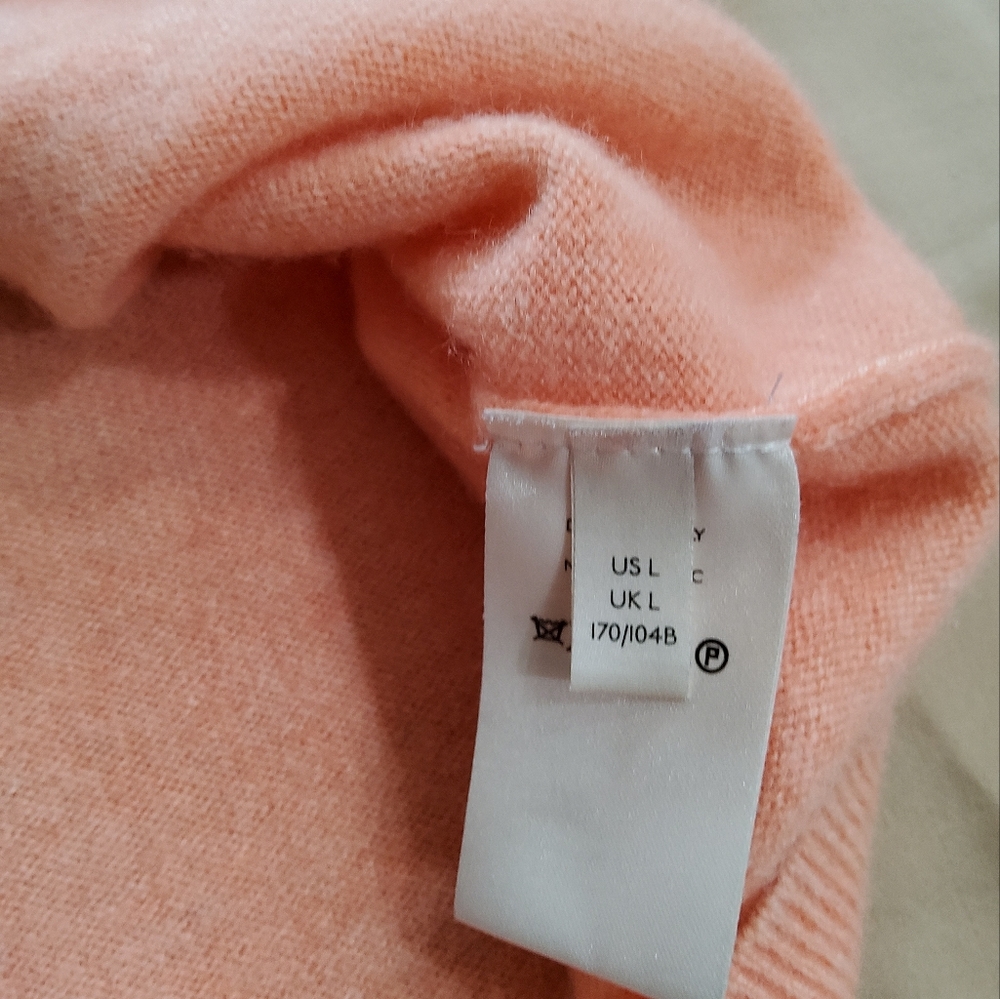 Anthropologie Pilcro Emmeline Boat Neck Cashmere Sweater Size L - Picture 6 of 9